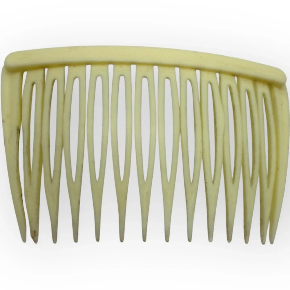 Vintage Goody Hair Side Combs Lot of 7‎ Plastic 4B USA Pink Cream Brown Tortoise
